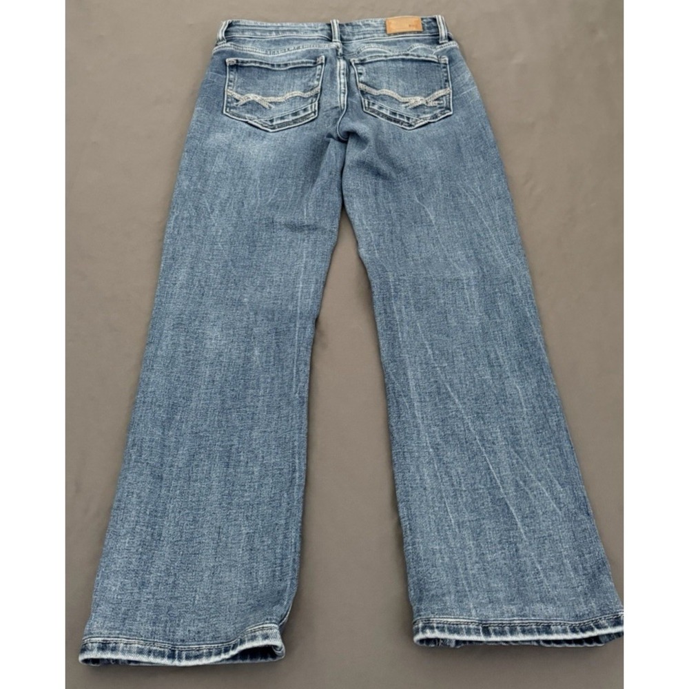BKE Payton Jeans Womens 26S Straight Leg Mid Rise Stretch Medium Wash - Picture 12 of 15